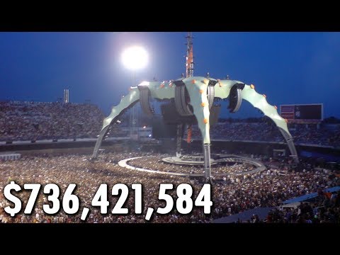 Top 10 Highest Grossing Music Tours of All Time