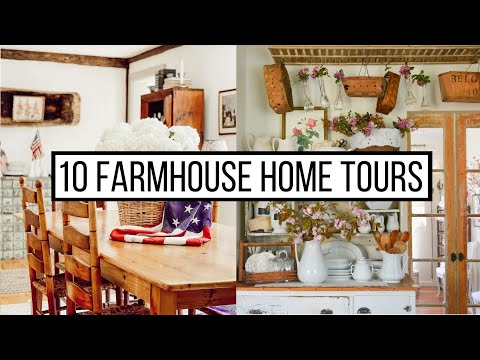 10 Antique Farmhouse Home Tours (Music Only)