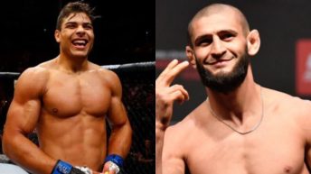 Fans react to the altercation between Khamzat Chimaev and Paulo Costa at the UFC PI