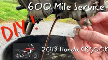 2019 Honda CB500X First Service D.I.Y. | 600 Mile Motorcycle Service How To | Oregon Motorcycle 2020