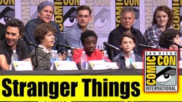 STRANGER THINGS | Comic Con 2017 Full Panel (Natalia Dyer, Joe Keery, Millie Bobby Brown)