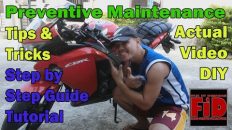 Motorcycle preventive maintenance tips and tricks DIY tutorial