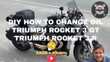 DIY MOTORCYCLE MAINTENANCE- Triumph Rocket 3 GT Oil Change