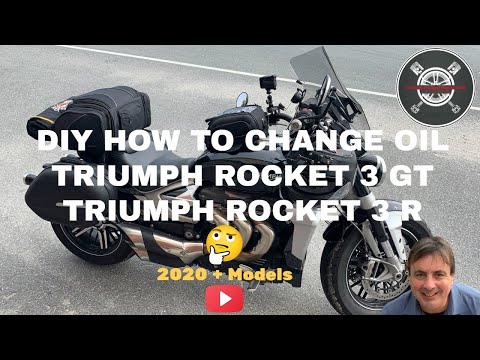 DIY MOTORCYCLE MAINTENANCE- Triumph Rocket 3 GT Oil Change