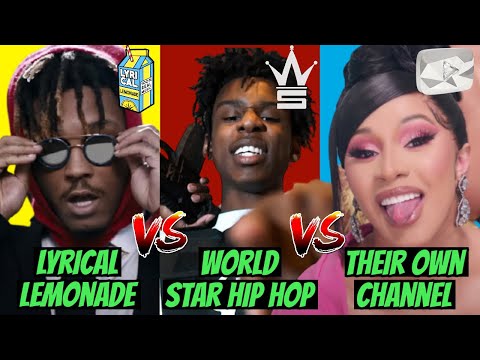 LYRICAL LEMONADE vs WORLDSTARHIPHOP vs RAPPERS OWN CHANNEL!