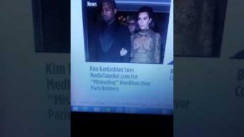 Kim Kardashian is suing media take out