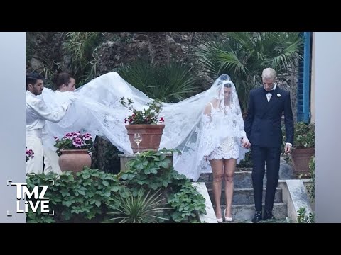 Kourtney Kardashian & Travis Barker Married in Italy, Wedding Dress Stuns | TMZ LIVE