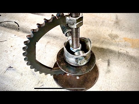 Useful tools made from motorcycle scrap