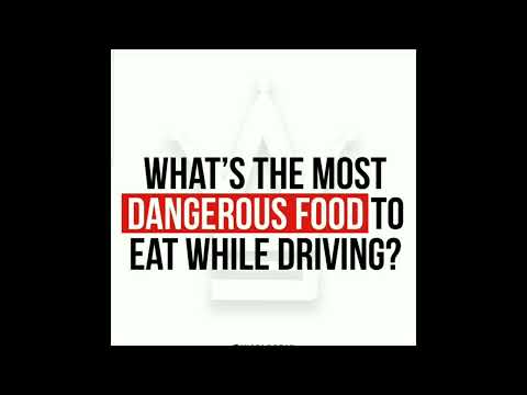 What is the most dangerous food to Eat while Driving? #worldstar #worldstarhiphop #food #driving