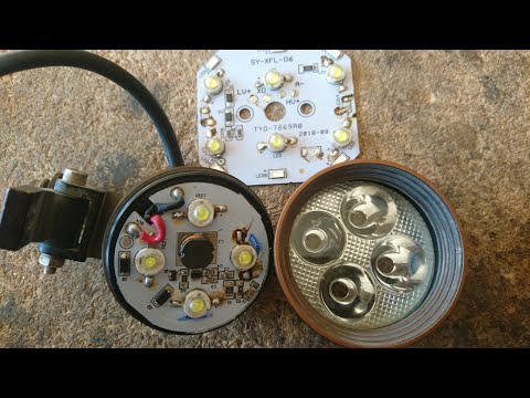 How to repair motorcycle led head light.