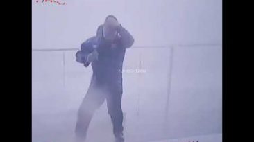 mediatakeout Weatherman Almost Impaled During Live Broadcast Of Category 4 Hurricane Michael