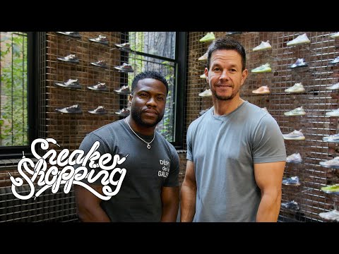 Mark Wahlberg And Kevin Hart Go Sneaker Shopping With Complex