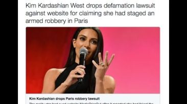 Kim Kardashian drops lawsuit against MediaTakeOut