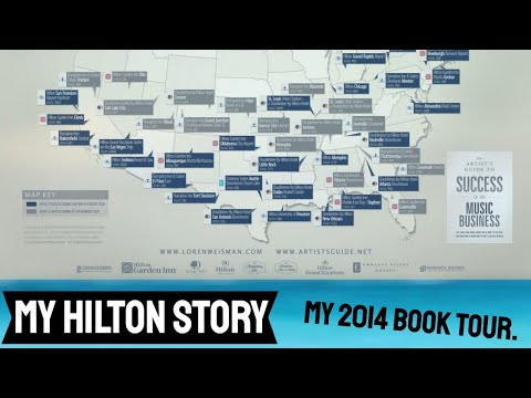 Hilton Hotels and my 2014 music business book tours.