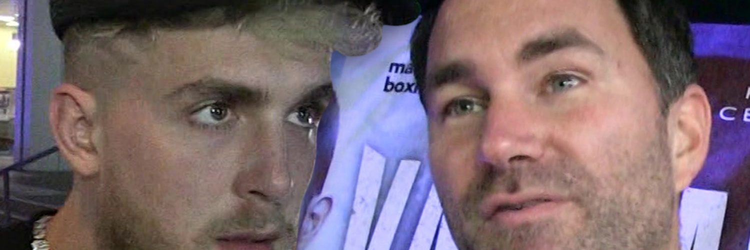 Eddie Hearn Sues Jake Paul For Claiming He Rigged Taylor-Serrano, Joshua-Usyk Fights