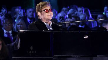 President Joe Biden Surprises Elton John With National Humanities Medal