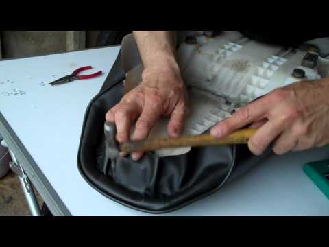 Delboy’s Garage Project Bandit, ‘How-To’ Re-cover a Motorcycle seat.