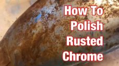 How To Polish Rusted Chrome-Vintage Motorcycle Restoration Project: Part 37