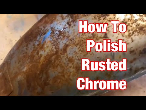 How To Polish Rusted Chrome-Vintage Motorcycle Restoration Project: Part 37