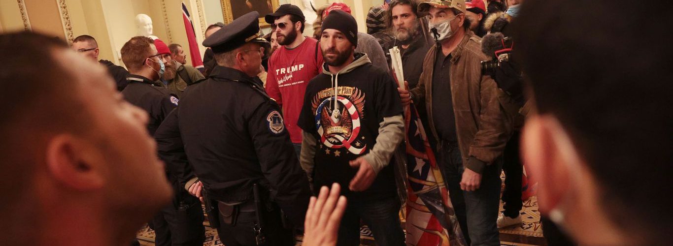 Federal jury convicts QAnon believer who led charge during Capitol riot