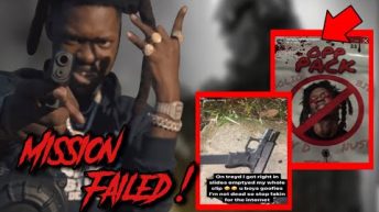 JULIO FOOLIO GRAZED AFTER 100 ROUND SHOOTOUT, RIVAL RAPPER SAYS MISSION FAILED ON INSTA