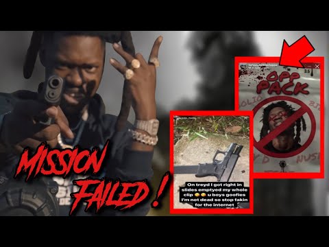 JULIO FOOLIO GRAZED AFTER 100 ROUND SHOOTOUT, RIVAL RAPPER SAYS MISSION FAILED ON INSTA