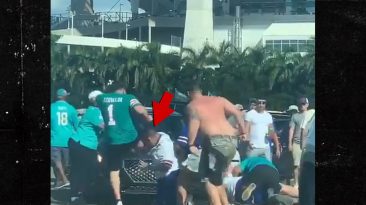 Josh Allen Fan Kicked In Face In Wild Brawl Outside Of Bills-Dolphins Game