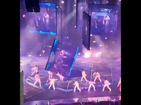 Giant Screen Falls On Dancers During Hong Kong Pop Concert! #shorts