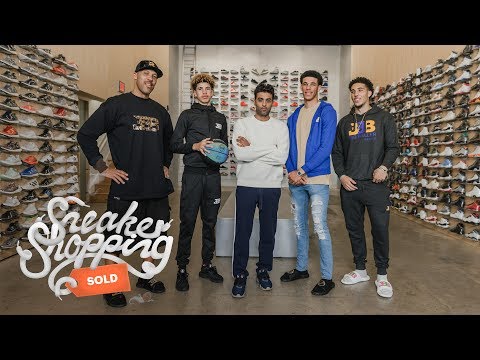 The Ball Family Goes Sneaker Shopping With Complex