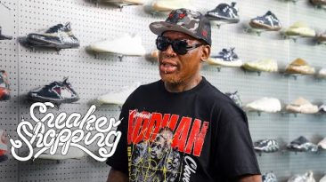 Dennis Rodman Goes Sneaker Shopping With Complex