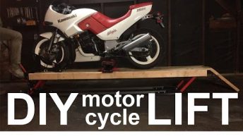 DIY MOTORCYCLE LIFT for $200 in 2 Minutes