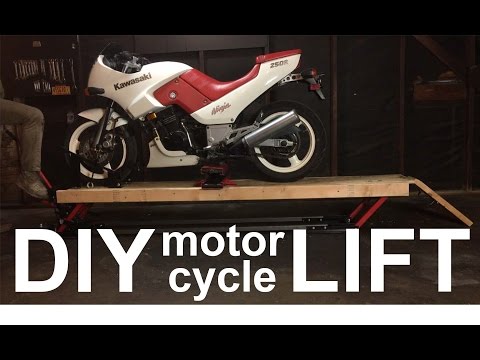 DIY MOTORCYCLE LIFT for $200 in 2 Minutes