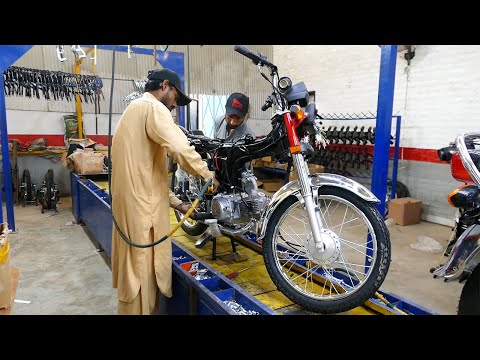 Complete Process Assembling of a 70cc Galaxy Motorcycle