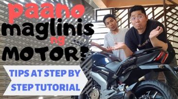 Pano maglinis ng motor : Tips and Tricks Step by step tutorial : motorcycle washing