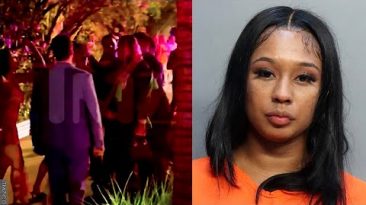 6ix9ine’s Girlfriend Arrested for Punching Him in Miami! #shorts