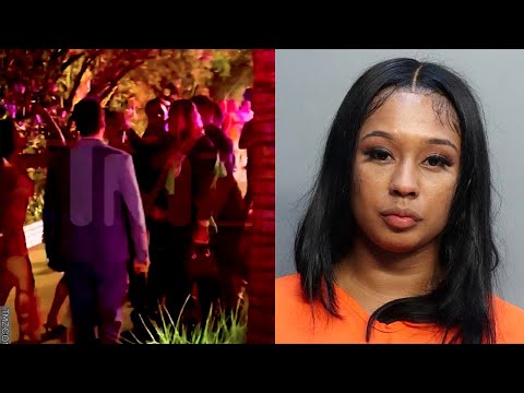 6ix9ine’s Girlfriend Arrested for Punching Him in Miami! #shorts