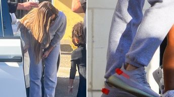 Khloe Kardashian Steps Out Wearing Yeezys After Adidas Drops Kanye West