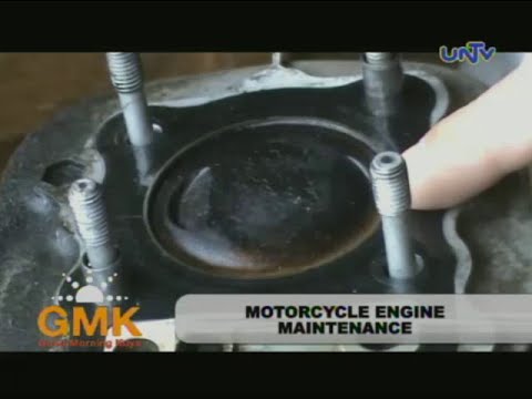 Motorcycle engine maintenance