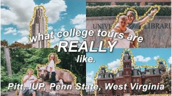 week in my life of COLLEGE TOURS