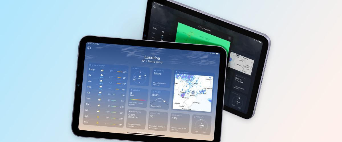 Here’s how to use all the features of the new Weather app for iPad on iPadOS 16