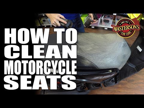 How To Clean Motorcycle Seats – Masterson’s Car Care