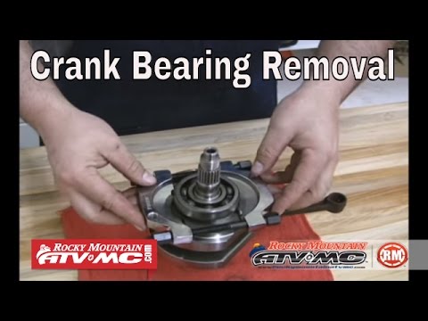 Motorcycle or ATV Crank Bearing Removal – Crankshaft Repair