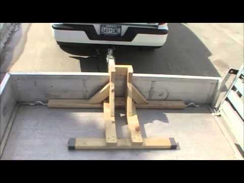 How to Build A Motorcycle Wheel Chock & Transport your Bike Securely