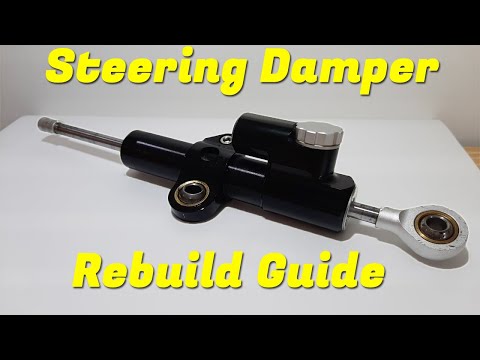 How To Rebuild A Motorcycle Steering Damper  | eBay Hyperpro Style Stabilizer