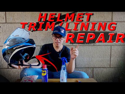 Motorcycle Helmet Repair | Helmet Lining | Helmet Trim