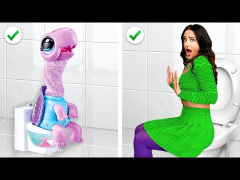 Must-Have Toilet Gadgets || Trending Gadgets & Parenting Life Hacks || Funny Moments by Zoom! GO!