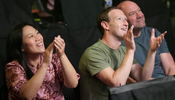 Mark Zuckerberg’s wife had to shield her eyes during the Raoni Barcelos vs. Trevin Jones fight at UFC Vegas 61 (Video)