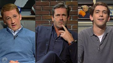 Jon Hamm & Shaun White Crash ‘SNL’s Cold Open With Miles Teller’s Peyton Manning