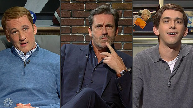 Jon Hamm & Shaun White Crash ‘SNL’s Cold Open With Miles Teller’s Peyton Manning