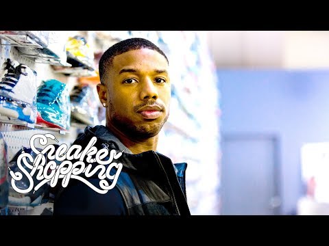 Michael B. Jordan Goes Sneaker Shopping With Complex